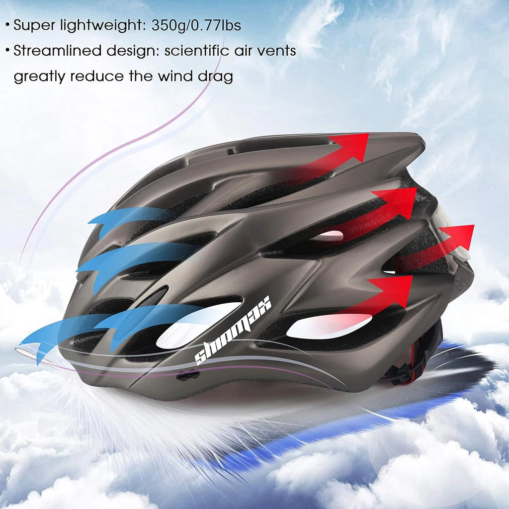 LED Visor Bike Helmet