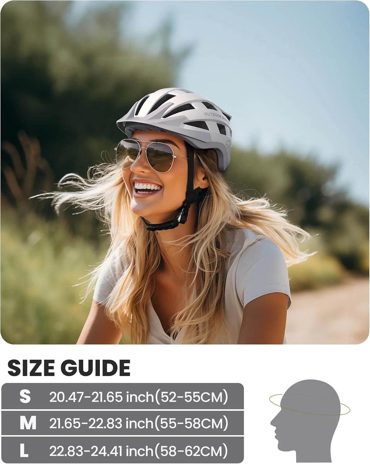 OutdoorMaster LED Bike Helmet