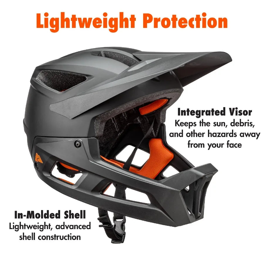 Adult Full-Face Bike Helmet