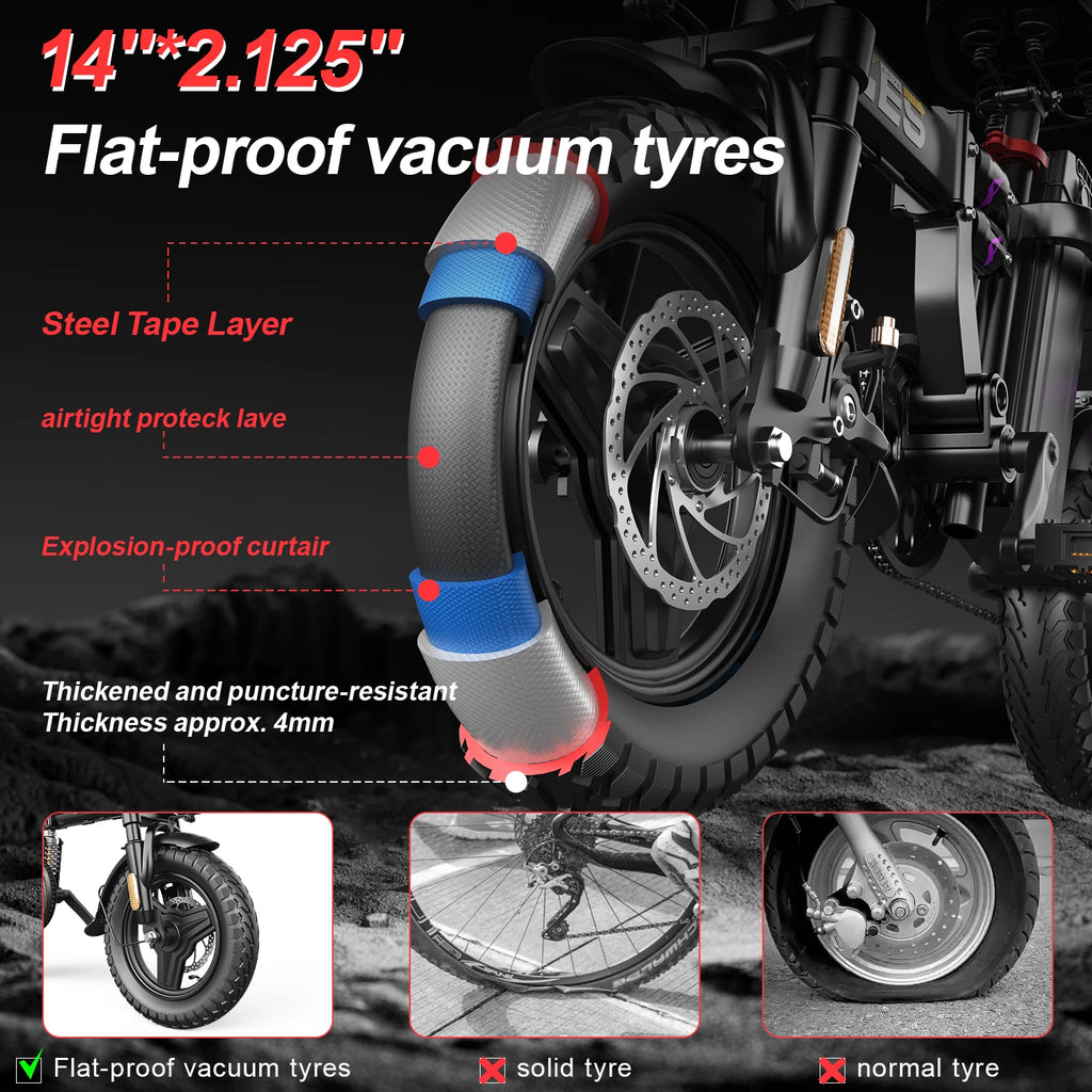 UPIee GE5 Folding Electric Bike