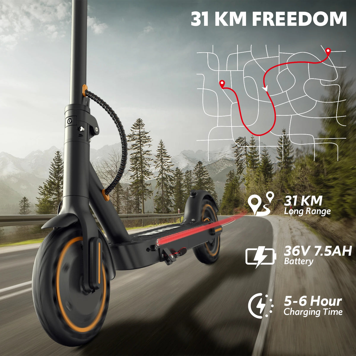 550W Commuter Electric Scooter