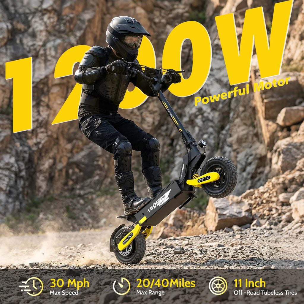 EOEOTWO 1200W Off-Road Electric Scooter