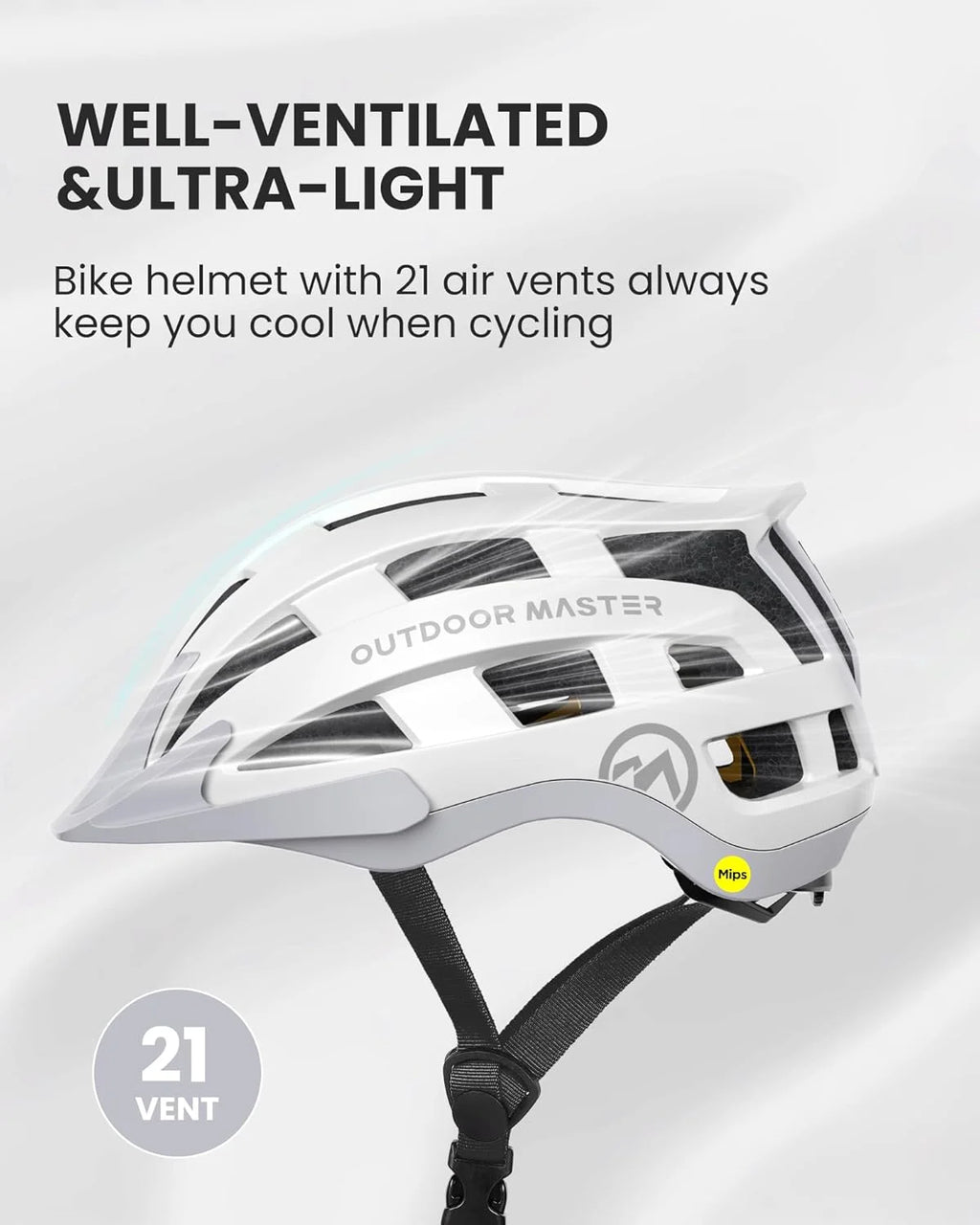 OutdoorMaster LED Bike Helmet