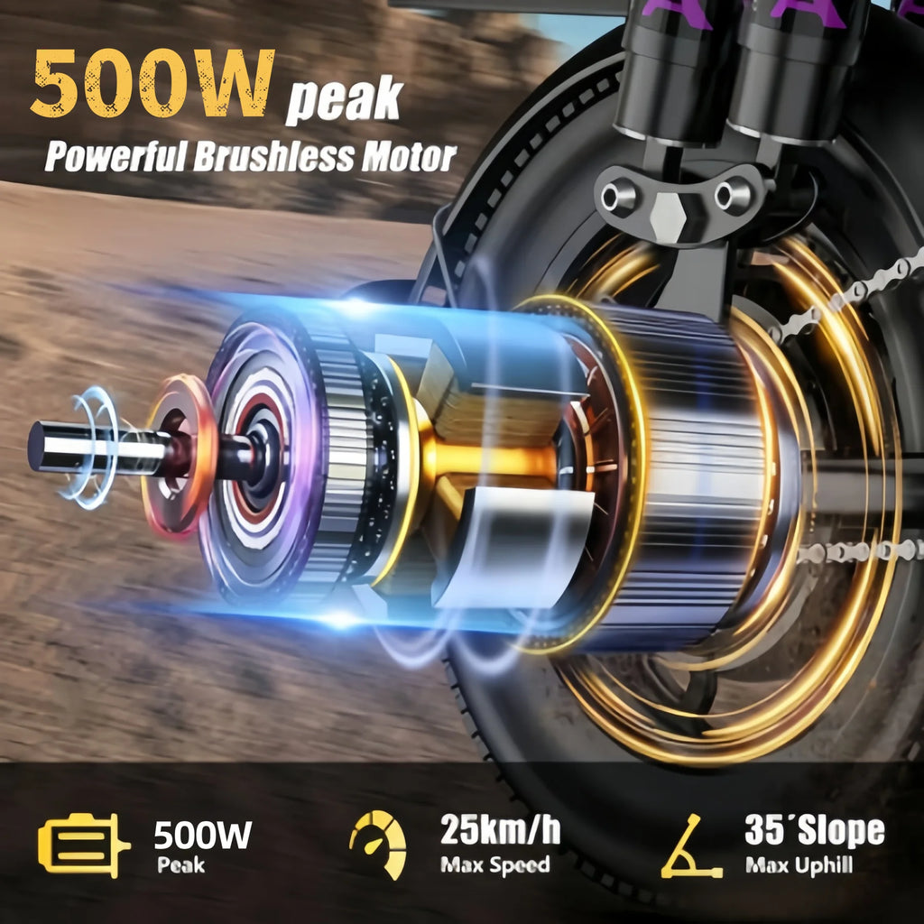 500W Foldable Electric Bike