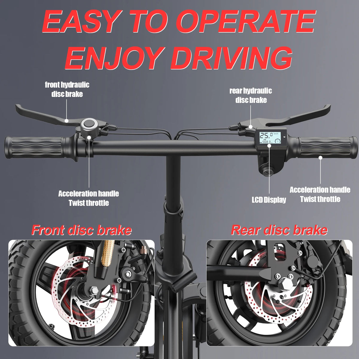 UPIee GE5 Folding Electric Bike