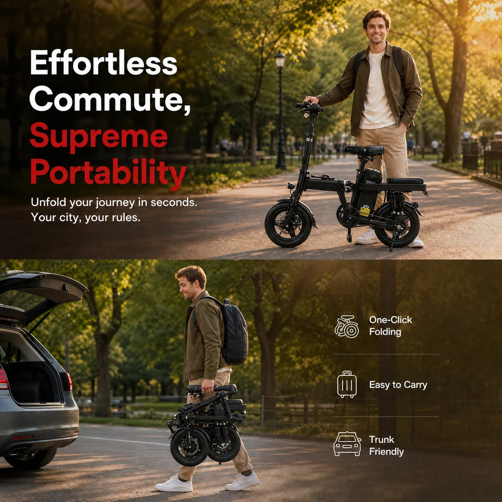 500W Foldable Electric Bike