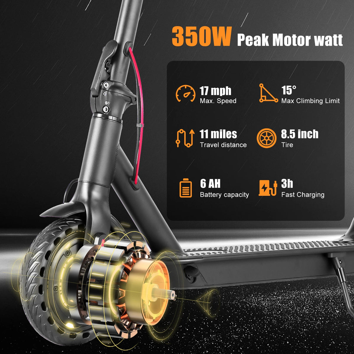 350W Folding Electric Scooter