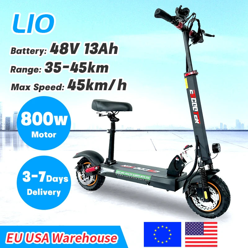 800W Long-Range Electric Scooter