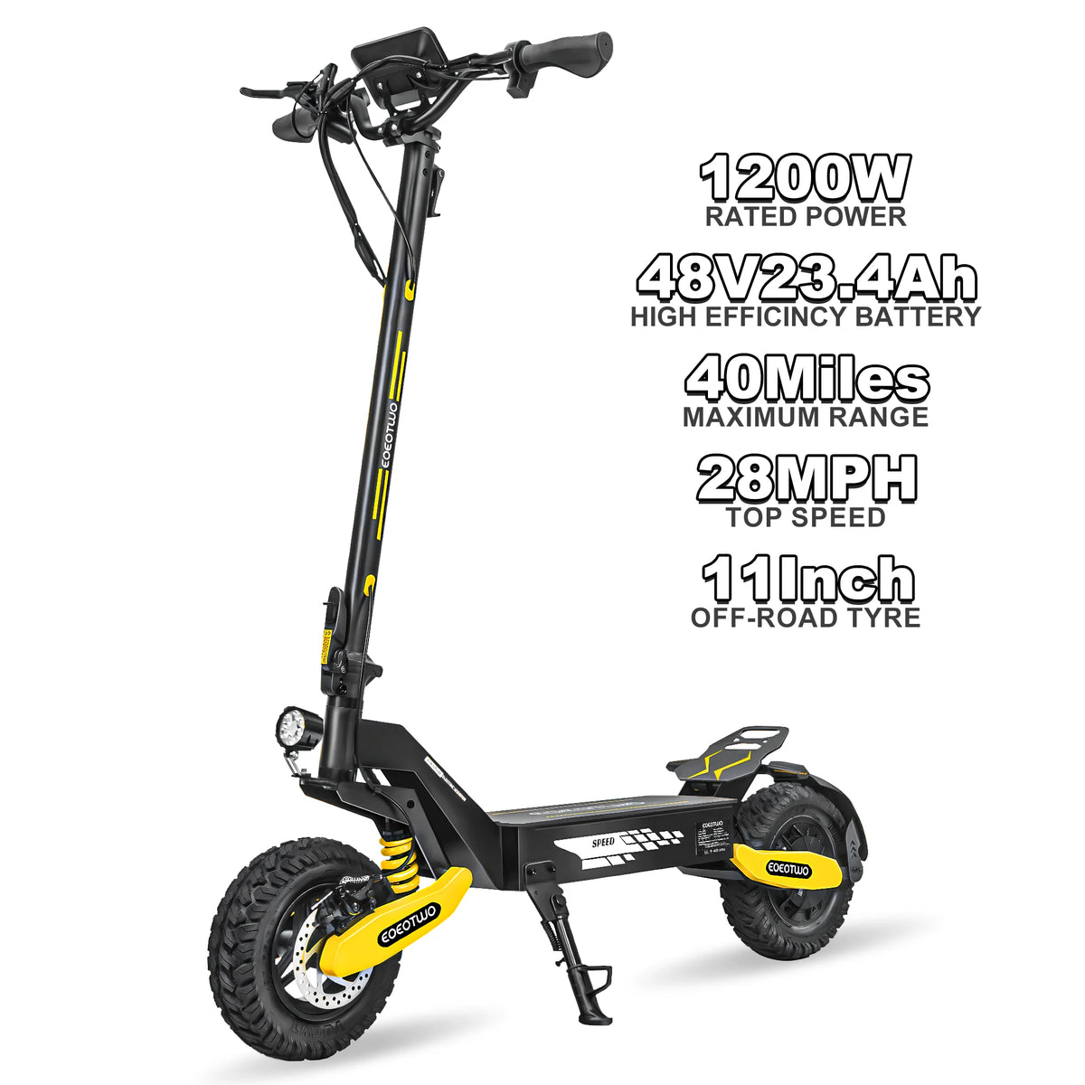 EOEOTWO 1200W Off-Road Electric Scooter