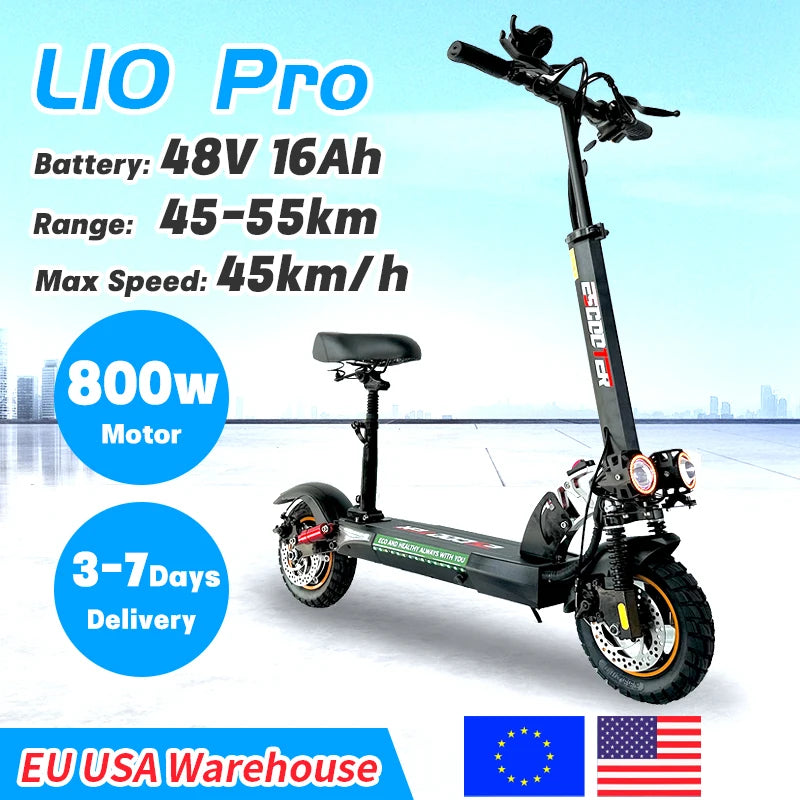800W Long-Range Electric Scooter
