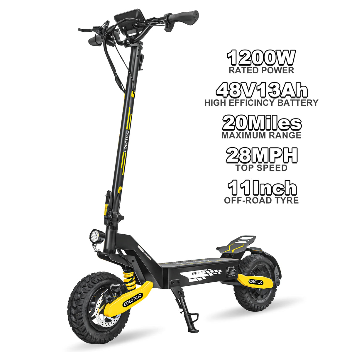 EOEOTWO 1200W Off-Road Electric Scooter