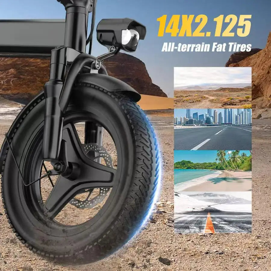 500W Foldable Electric Bike